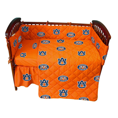 Auburn Tigers Crib Bed in a Bag Orange