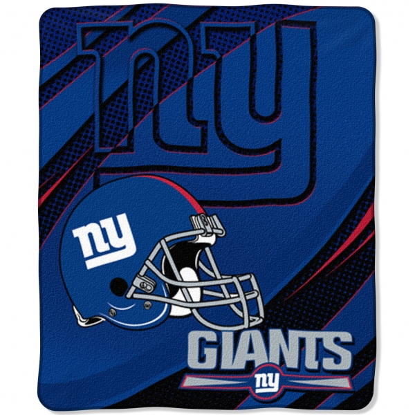New York Giants NFL Micro Raschel Blanket 50" x 60"