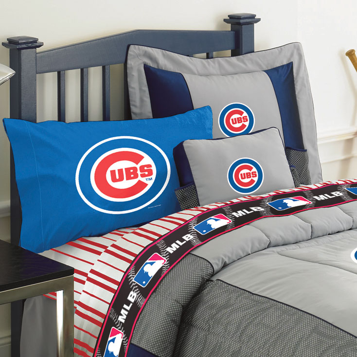 chicago cubs cloud pillow