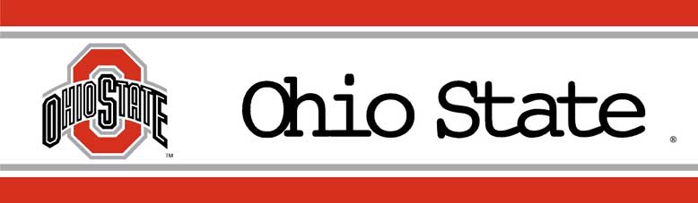 Ohio State Buckeyes 5 1 4 Tall Wallpaper Border Ohio State Buckeyes 5 1 4 Tall Wallpaper Border