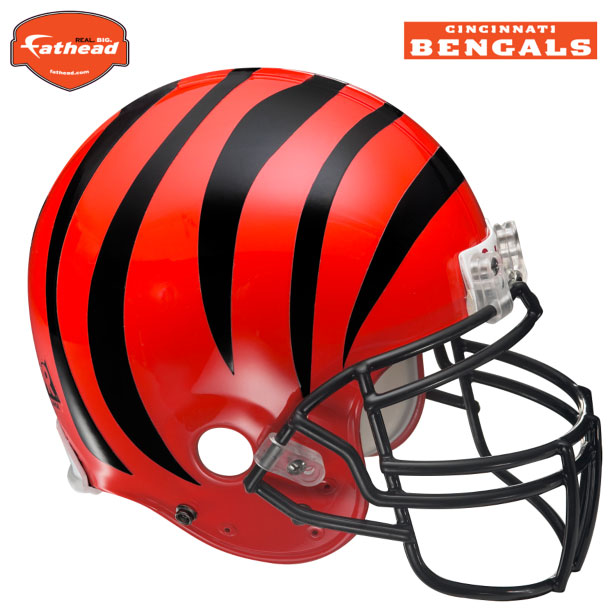Cincinnati Bengals Helmet Fathead Nfl Wall Graphic