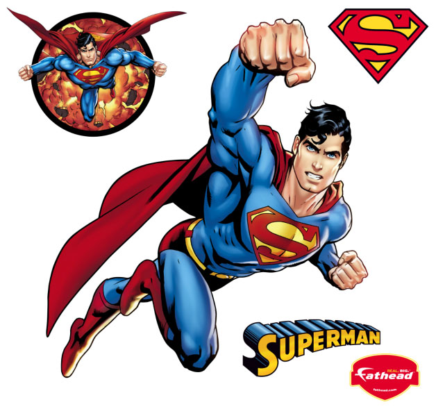 Superman Fist Fathead Comic Book Wall Graphic