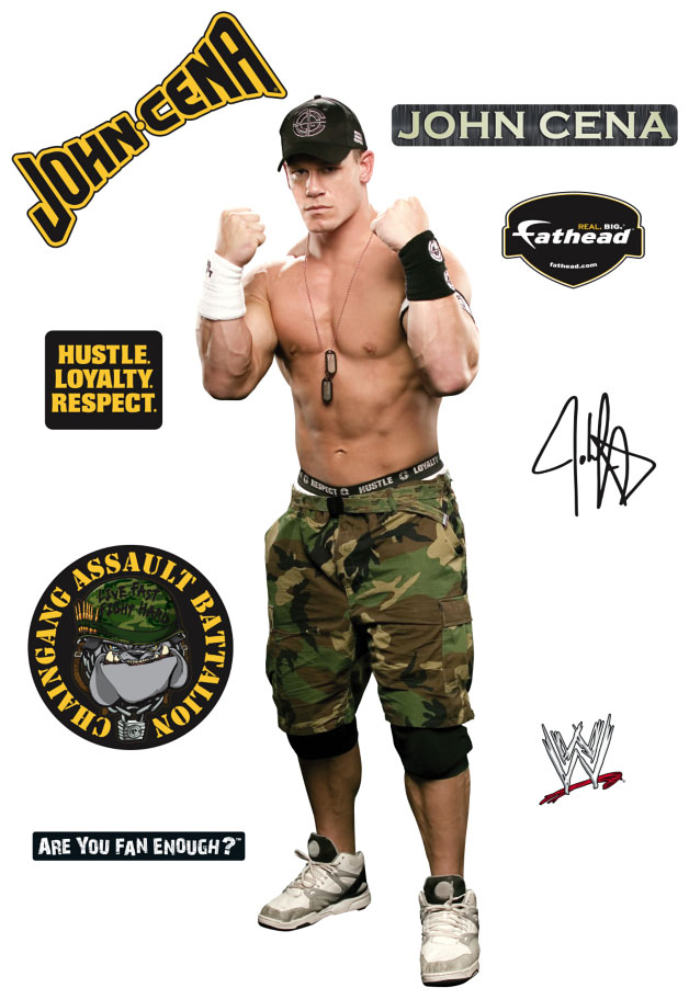 John Cena Studio Fathead Wwe Wrestling Wall Graphic