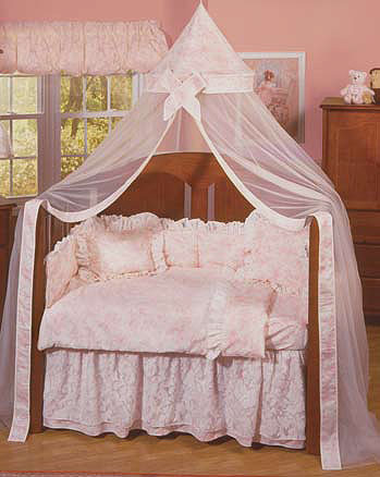 Isabella Pink Fitted Sheet - Toile 