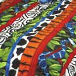 Jungle Jive Fabric by the Yard - Snake Stripe 