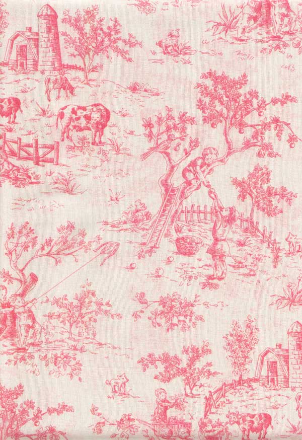 Isabella Pink Toile Twin Size Duvet