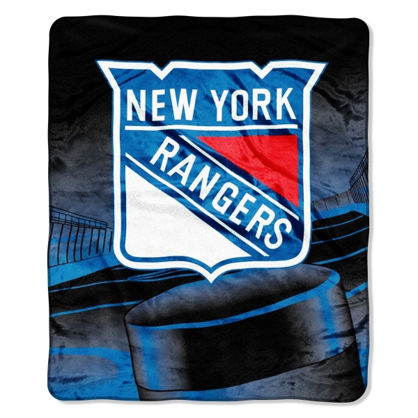 New York Rangers NHL Micro Raschel Blanket 50
