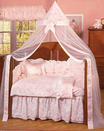 Isabella Pink Mosquitero Crown - Toile 