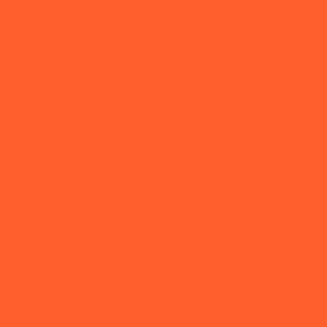 Orange Solid Color Twin Comforter 