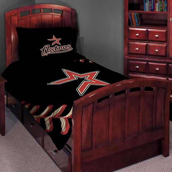 Houston Astros Mlb Twin Comforter Set, Astros Twin Bedding