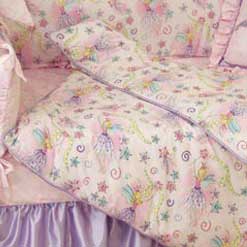 Glitter Fairy Crib Duvet