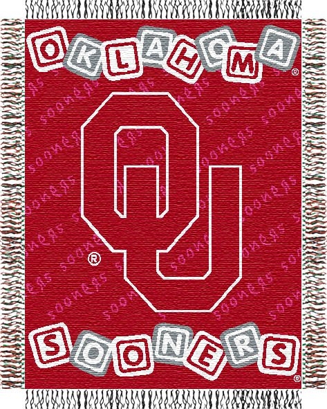 46x60 Team Blanket Northwest NCAA Oklahoma Sooners Throw Blanket