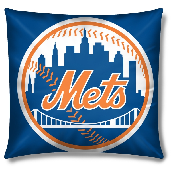 New York Mets Schlafzimmer-Dekor - New York Mets MLB 16 EmbroiDereD Plush Pillow With Applique