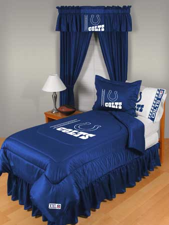 Indianapolis Colts Locker Room Comforter Sheet Set