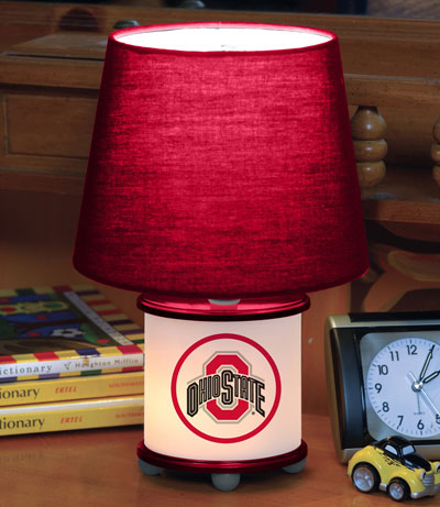 Ohio State Osu Buckeyes Ncaa College Accent Table Lamp