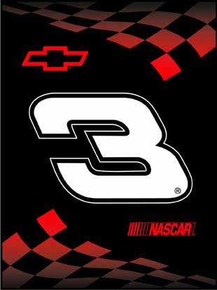 3 Dale Earnhardt Sr 60 X 80 Winner S Circle Collection Blanket