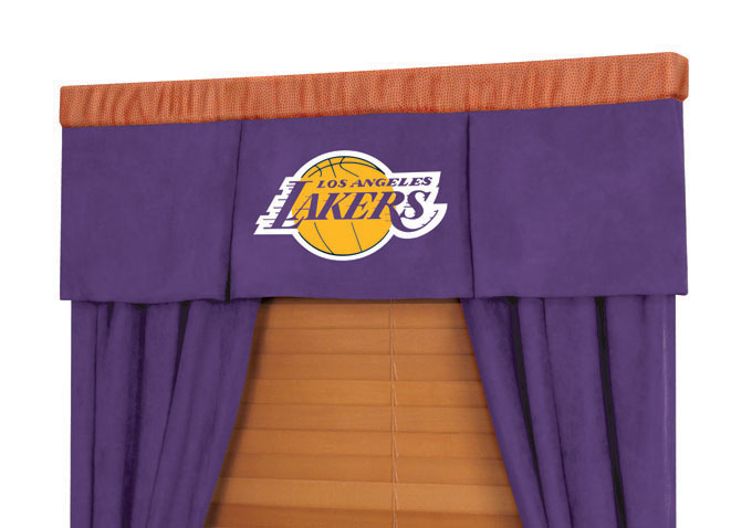 Los Angeles Lakers Mvp Microsuede Window Valance