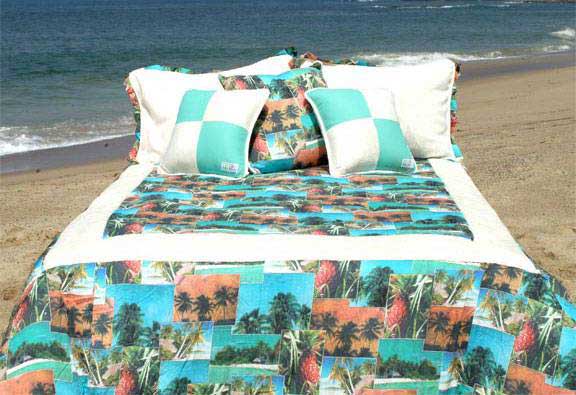 Fiji Tropical California King Comforter Fiji Tropical California King Comforter, Cal King Tropical Bedding