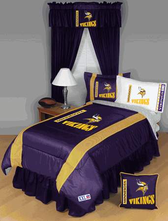 Minnesota Vikings Side Lines Comforter Sheet Set