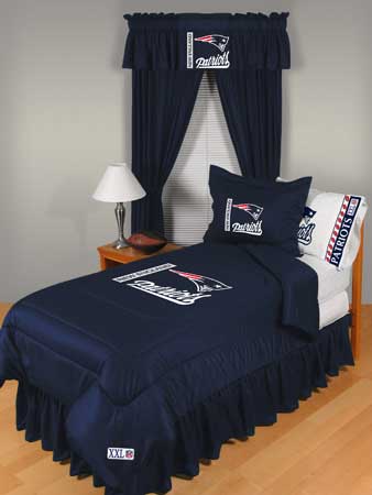 New England Patriots Locker Room Comforter Sheet Set
