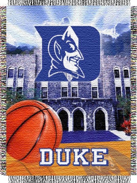 Duke Blue Devils NCAA College Home Field Advantage 48 x 60 Tapestry Throw