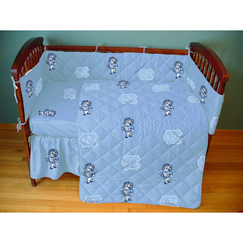 University Of North Carolina Tarheels Crib Bed In A Bag Blue