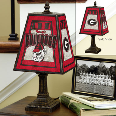 NCAA Georgia UGA Painted Mascot Lamp