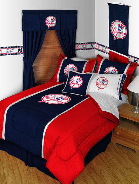 New York Yankees MLB Microsuede Comforter / Sheet Set
