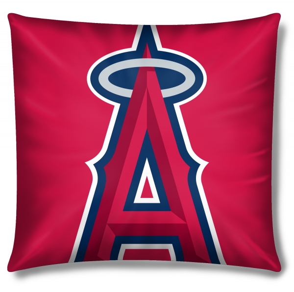 Los Angeles Angels MLB 16" Embroidered Plush Pillow with Applique