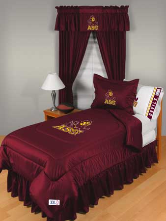 Arizona State Sun Devils Locker Room Comforter / Sheet Set