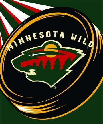 Minnesota Wild NHL "Puck" 50" x 60" Super Plush Throw