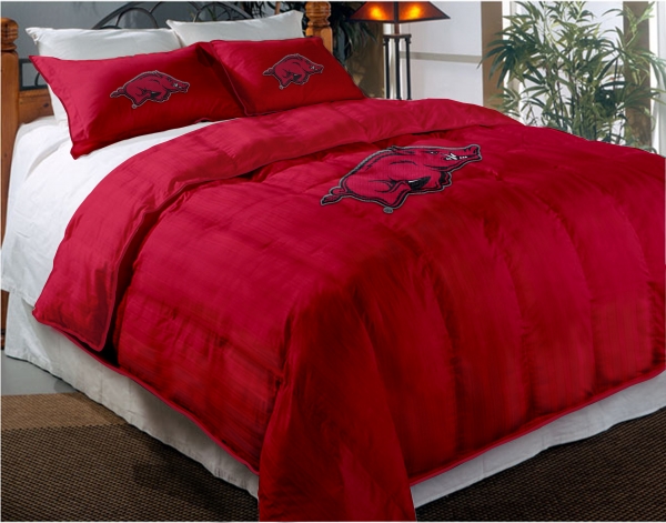 Arkansas Razorbacks College Twin Chenille Embroidered ...