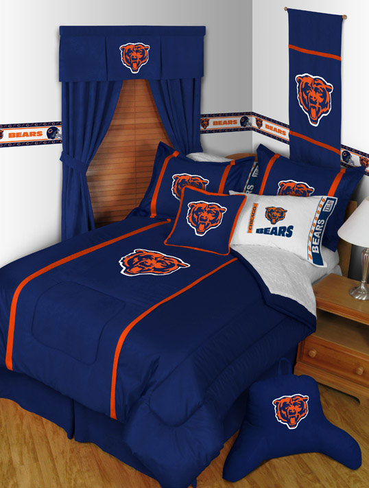 Chicago Bears Mvp Window Drapes