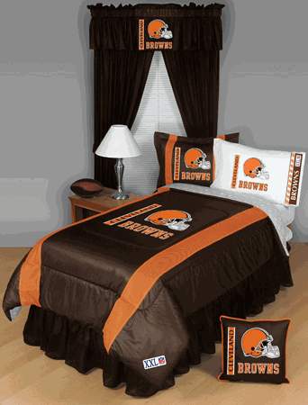 Cleveland Browns Side Lines Comforter Sheet Set