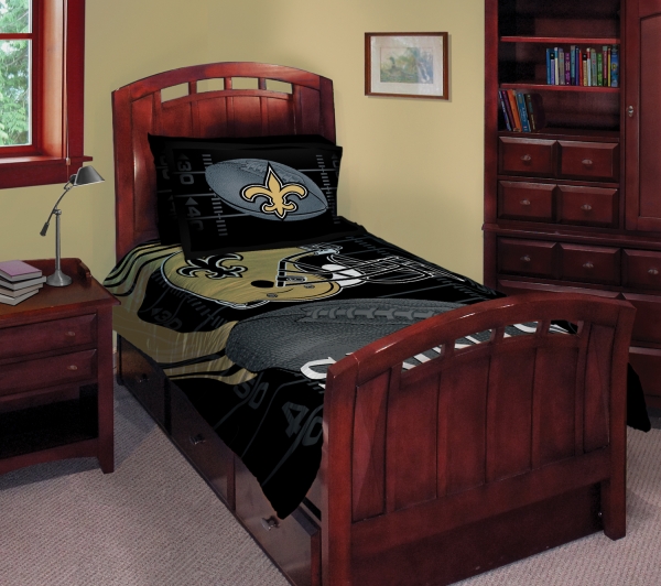 New Orleans Saints Nfl Twin Comforter Set 63 X 86