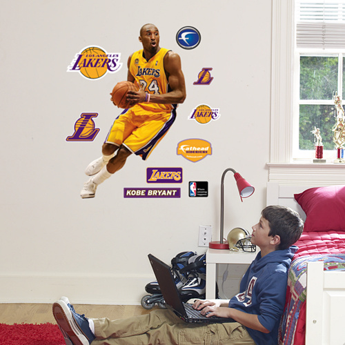 Fathead Kobe Bryant: Away - Giant Officially Licensed NBA Removable Wall  Decal