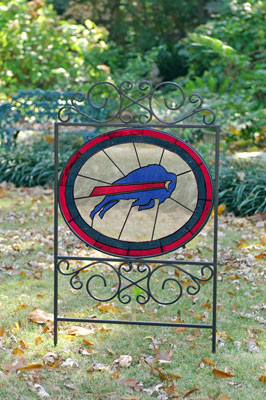 Buffalo Bills Nfl Stained Glass Outdoor Yard Sign