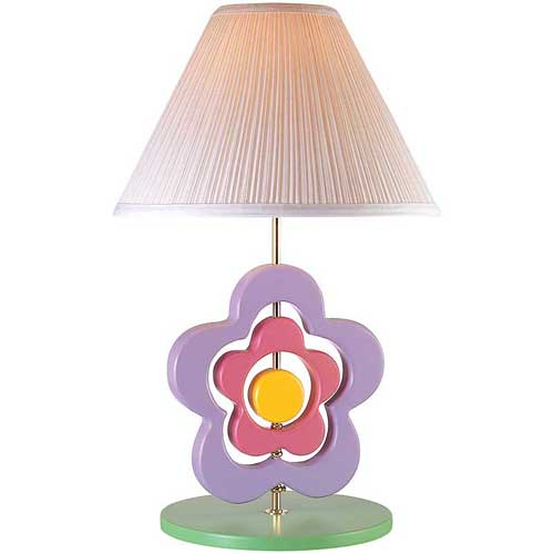 Hippie Spinning Flower Lamp