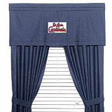 St Louis Cardinals Team Denim Window Valance