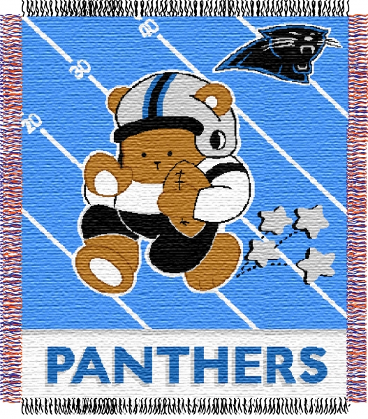 Carolina Panthers NFL Baby 36" x 46" Triple Woven Jacquard Throw