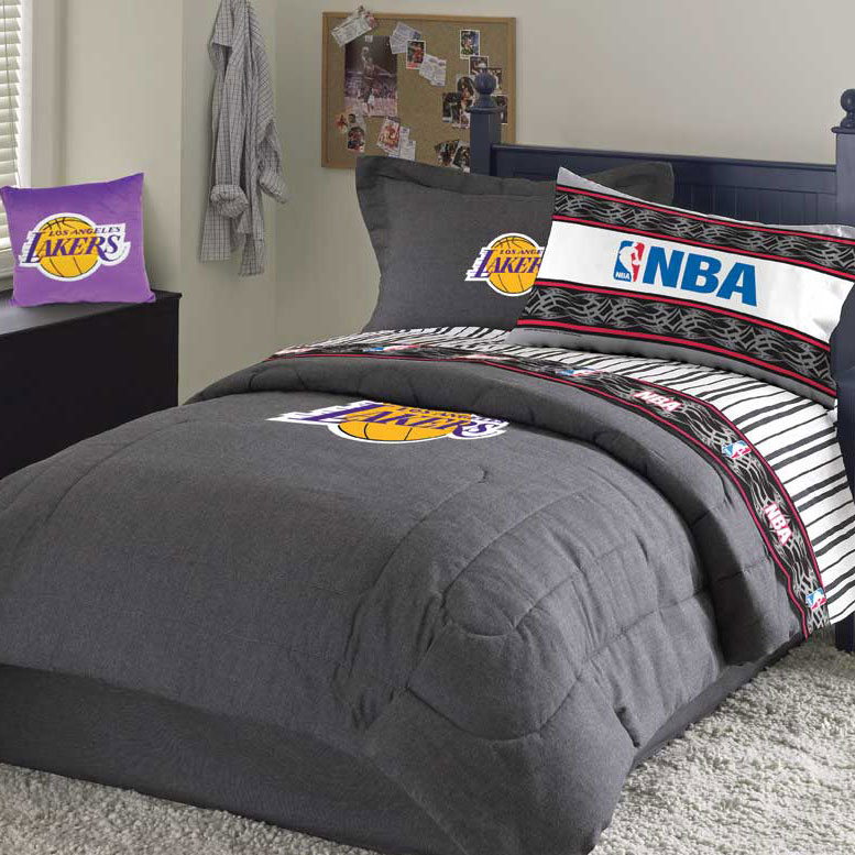 Los Angeles Lakers Team Denim Standard Pillowsham