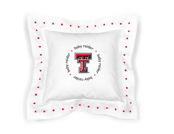 Texas Tech Baby Pillow