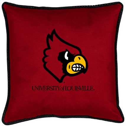 Louisville Cardinals Side Lines Toss Pillow