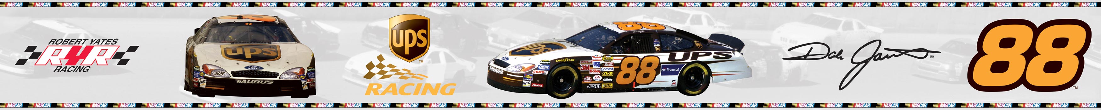 Dale Jarrett Removable Race Car Wallpaper Border