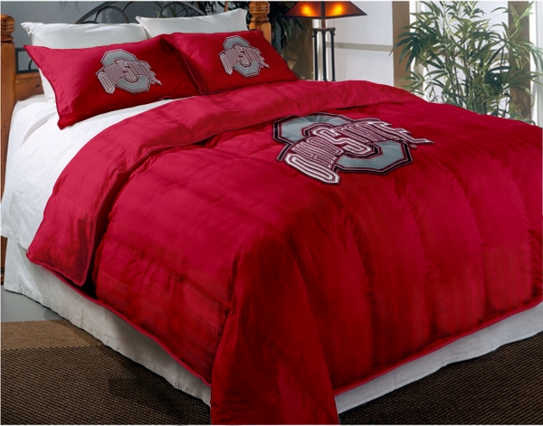 Ohio State Buckeyes College Twin Chenille Embroidered