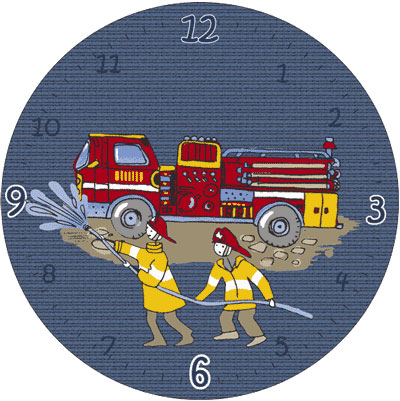 To the Rescue 14" Round Clock