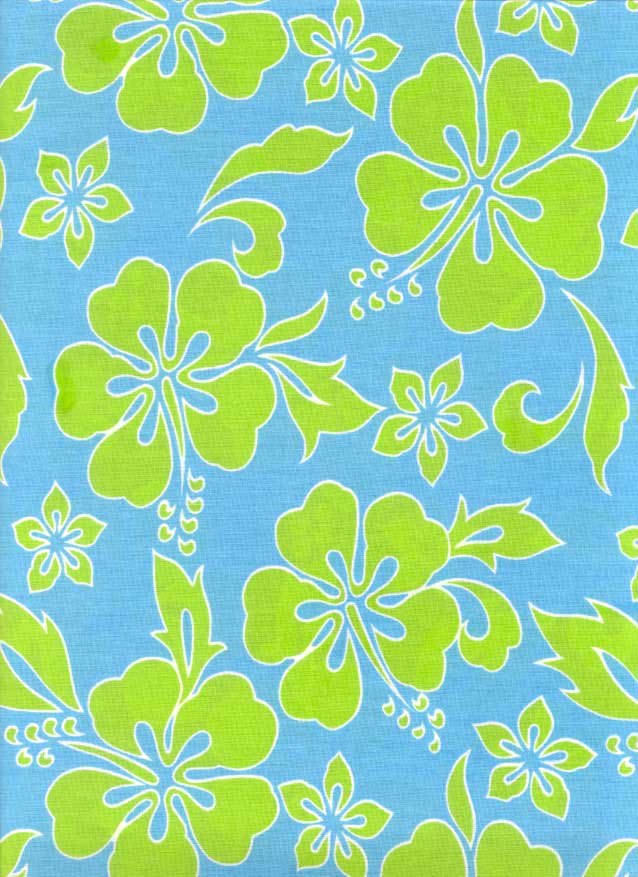 Pillow Case - Paradise Lime & Hibiscus