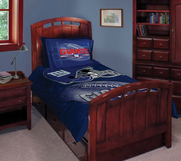 New York Giants NFL Twin Comforter Set 63&quot; x 86&quot;