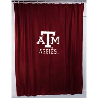 Texas A&M Aggies Locker Room Shower Curtain