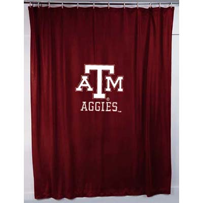Texas A M Shower Curtain Sports Outdoors Bath Accessories Snowrobin Jp
